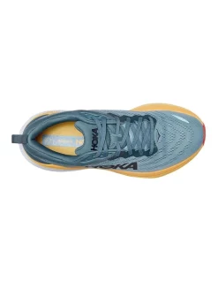 Top 10 ✔️ Hoka One One Bondi 8 Wide Mens Running ???? Shoes In Grey/Yellow ???? -Clae shop unnamed file 1130