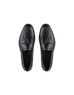 Wholesale ✔️ Aquila Alberto Black Croc Print Leather Loafers ???? -Clae shop unnamed file 115