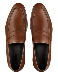 Best Pirce 🌟 Aquila Hadden Brown Leather Penny Loafers ⭐ -Clae shop unnamed file 121
