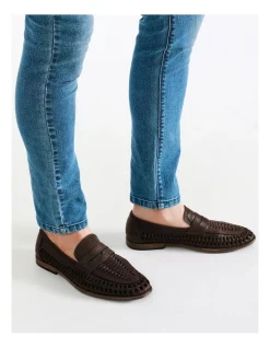 Promo 🥰 Kenji Carlos Huarache Slip-on Slip On In Chocolate 😀