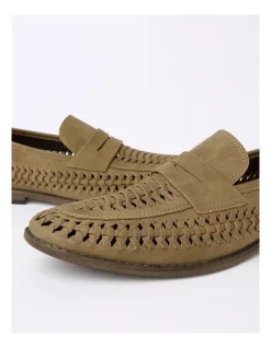 Flash Sale 😉 Kenji Carlos Huarache Slip-on Slip On In Taupe 🎉 -Clae shop unnamed file 1245