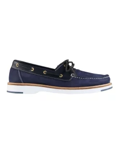 Cheapest ⌛ Aquila Spinnaker Suede 🥿 Boat Shoes In Navy 🔥