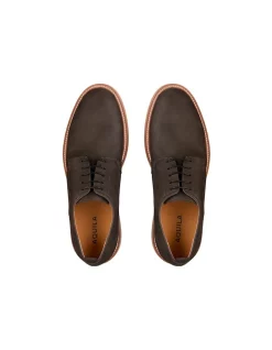 Best Sale ???? Aquila Morgan Nubuck Derby ???? Shoes In Charcoal ???? -Clae shop unnamed file 1324