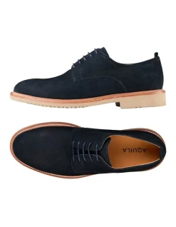 Best deal ❤️ Aquila Morgan Nubuck Derby 👟 Shoes In Navy 😉 -Clae shop unnamed file 1424