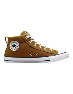 Outlet ⌛ Converse Chuck Taylor All Star High Street Canvas Mid-top 👟 Shoe In Dark Wheat ⭐