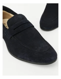 Outlet 🔔 Blaq Austin Suede Loafer Loafer In Navy 🎉 -Clae shop unnamed file 167