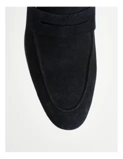 Outlet 🔔 Blaq Austin Suede Loafer Loafer In Navy 🎉 -Clae shop unnamed file 168