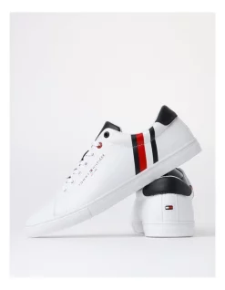 Cheap ⌛ Tommy Hilfiger Side Stripe 👟 Sneaker In White ❤️ -Clae shop unnamed file 1757