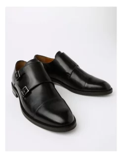 Promo ???? Blaq Blaine Double Monk Strap Slip On In Black ???? -Clae shop unnamed file 222