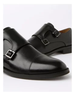 Promo ???? Blaq Blaine Double Monk Strap Slip On In Black ???? -Clae shop unnamed file 223