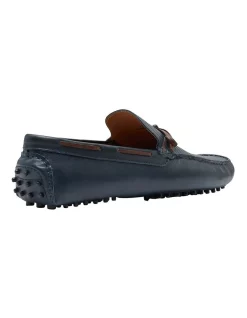 Best Pirce ???? Oxford Jojo Leather Driver Loafers In Navy ???? -Clae shop unnamed file 275