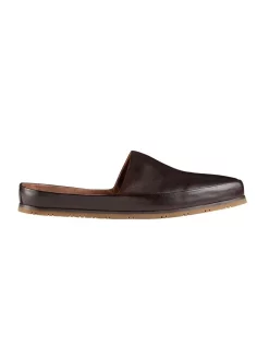 Cheap ⭐ Aquila Fairmont Leather Slippers In Brown 🧨