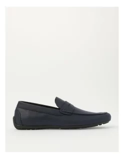 Outlet 🛒 Reserve Gibson Driving Moccasin Slip On In Navy 😉