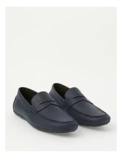 Outlet 🛒 Reserve Gibson Driving Moccasin Slip On In Navy 😉 -Clae shop unnamed file 398