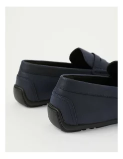 Outlet 🛒 Reserve Gibson Driving Moccasin Slip On In Navy 😉 -Clae shop unnamed file 400