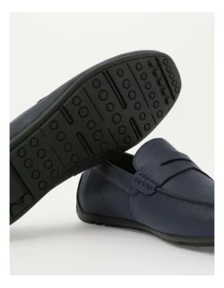 Outlet 🛒 Reserve Gibson Driving Moccasin Slip On In Navy 😉 -Clae shop unnamed file 402