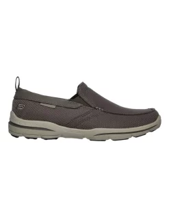 Discount 🧨 Skechers Harper Walton Slip On Casual 👟 Shoe In Khaki 👍