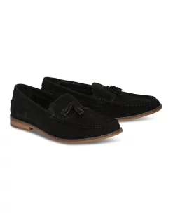 Hot Sale ✔️ Johnny Bigg Archie Suede Loafer In Black 🤩