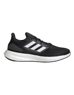 New 🔔 Adidas Pureboost Running Mens 👞 Shoes In Black/White 😉