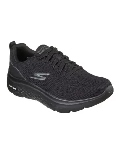 New 👏 Skechers GO WALK HYPERBURST Black 👟 Shoes 😍